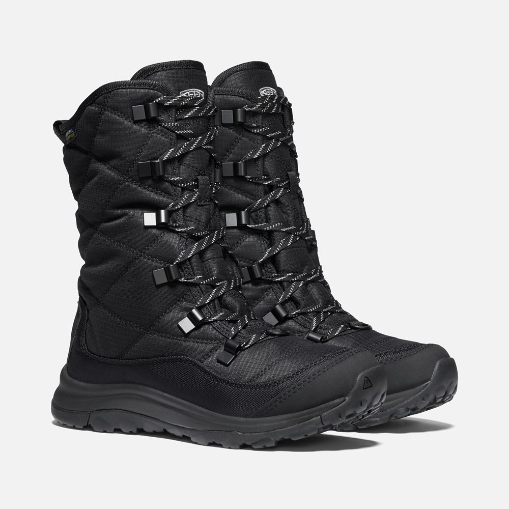 Bottes Hiver Keen Femme Noir | Terradora Ii Lace Up Waterproof | PJKCX-7108